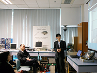 The delegation from China Academy of Space Technology visits the Advanced Robotics Laboratory